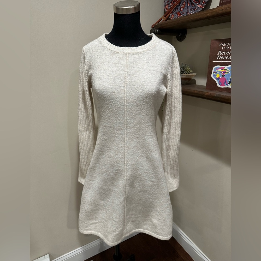 Cream Sweater Dress